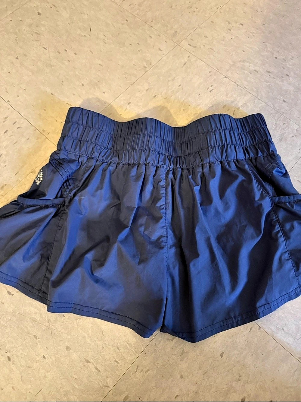 FP Movement The Way Home Short Blue Athletic Shorts